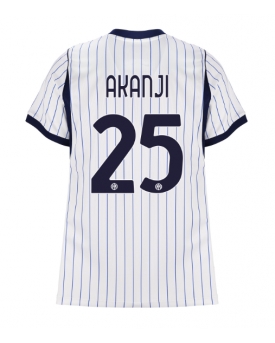 Inter Milan Manuel Akanji #25 Maglia Gara Trasferta Repliche 2026-27 Donna Maniche Corte Inter Milan Manuel Akanji #25 Maglia Gara Trasferta Repliche 2026-27 Donna Maniche Corte